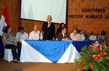 Coordenador geral do Congresso Acadêmico saúda os participantes