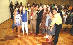 Formandos em clima de muita descontração