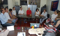 Professores e convidados da solenidade