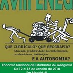 Maceió sedia Encontro Nacional de Estudantes de Geografia