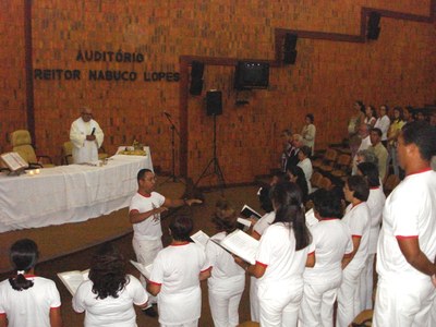 Missa de ação de graças e apresentação do Corufal