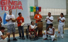 Apresentação de capoeira