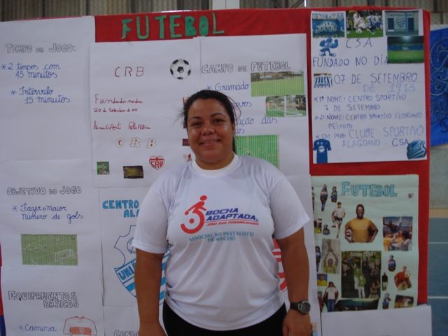 Bianca Costa, coordenadora de esportes, responsável pela modalidade bocha adaptada
