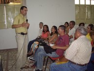 José Roberto em reunião com representantes municipais