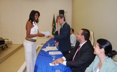 Entrega dos termos de posse