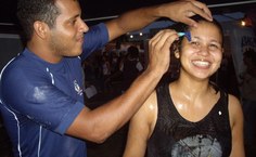 Nova fera passa pelo tradicional trote