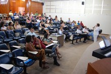 Novos servidores participando de capacitação