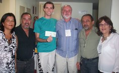 Premiação no Festival de Música