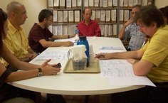 professor Euclides Oliveira (vermelho) diretor da UGCT