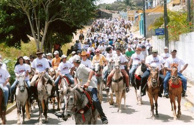 I Cavalgada Ecológica realizada pelo curso de Medicina Veterinária