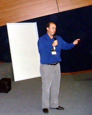 Josealdo Tonholo, na aula inaugural