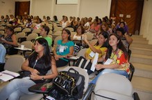 Mulheres presentes à homenagem