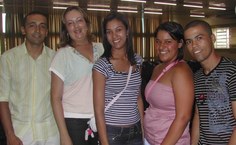 Alunos saíram juntos de Olho d'Àgua das Flores para assistir a aula inaugural