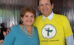 Paulo Teixeira, reeleito para a direção do HU, com a reitora