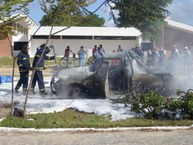 Bombeiros chegaram rapidamente