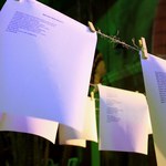 Papel no Varal comemora um ano com um “banho” de poesia