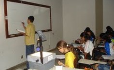 Prof. Márcio Barboza ministrando aula no Paespe
