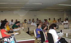 Primeira reunião da reitora com os novos diretores