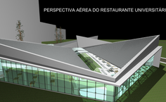Perspectiva do novo restaurante