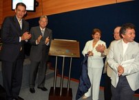 Reitora Ana Dayse e governador de Alagoas, Teotonio Vilela Filho, na inauguração do LCCV, em novembro do ano passado