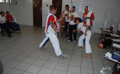 Capoeiristas em ação