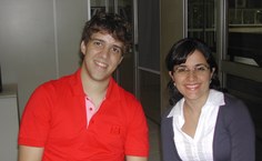 Pedro Duarte e Selene se preparam para a viagem