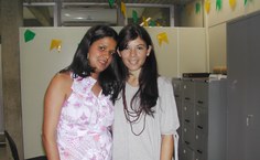 Dayane Monique e Heloise Oliveira, as novas biólogas