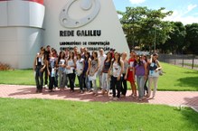 Estudantes do polo Palmeira também visitaram o LCCV