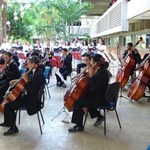 Orquestra da Ufal faz concerto em escola pública no Pontal da Barra