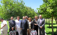 Prof. Ana Dayse e o sub-secretáro do Ministério de Educação do México, Rudolfo Tuirán