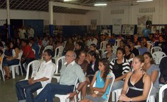Estudantes, professores e comunidade interagiram durante o evento