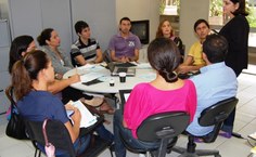 Reunião na Ascom realizada nesta quinta-feira