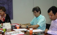 Também participaram da reunião o pró-reitor João Carlos Barbirato e o diretor do Ctec Valmir Pedrosa