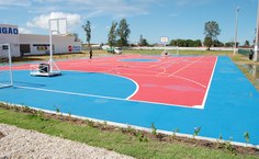 Instalações esportivas da primeira etapa