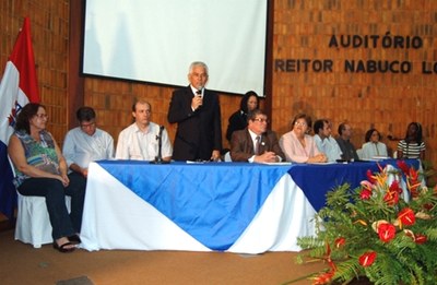 Mesa de abertura do Congresso Acadêmico 2009