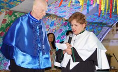 Reitora Ana Dayse disse que título é uma dívida que a Universidade devia ao Suassuna