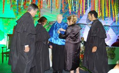 Membros do Consuni vestiram beca em Suassuna