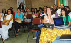 Público presente ao encontro de Biologia