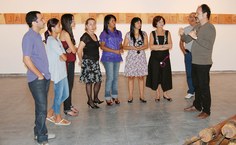 Solenidade de inauguração das exposições