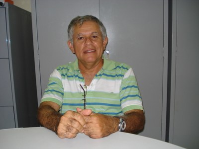 Professor José Clênio, um dos organizadores do seminário