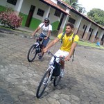 Dois universitários percorreram 84 km de bicicleta no “Dia Mundial Sem Carro”