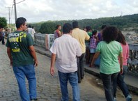 Visita à cidade de Rio Largo durante a cheia