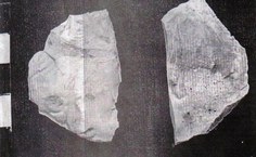 Material lítico reputado aos indígenas que habitaram o litoral norte descoberto na igreja de Porto Calvo