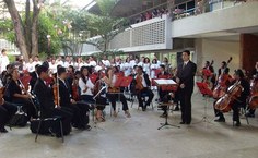 Nesta terça-feira, 21, a Orquestra se apresenta na Escola Municipal José  Correia Costa, no bairro de Ouro Preto