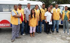 Equipe da Vigilância Sanitária em visita de inspeção ao Campus