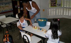 Crianças voltaram à escola e estão sendo vacinadas