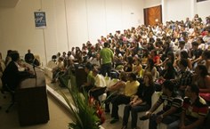 Público atento do início ao fim do evento