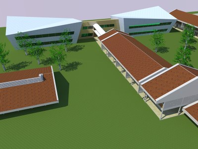 Visão geral do novo complexo que integrará o Centro de Tecnologia da Ufal | nothing