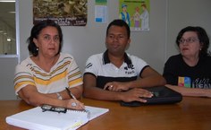 Equipe em reunião na Progep