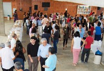 Festa aconteceu no hall da reitoria